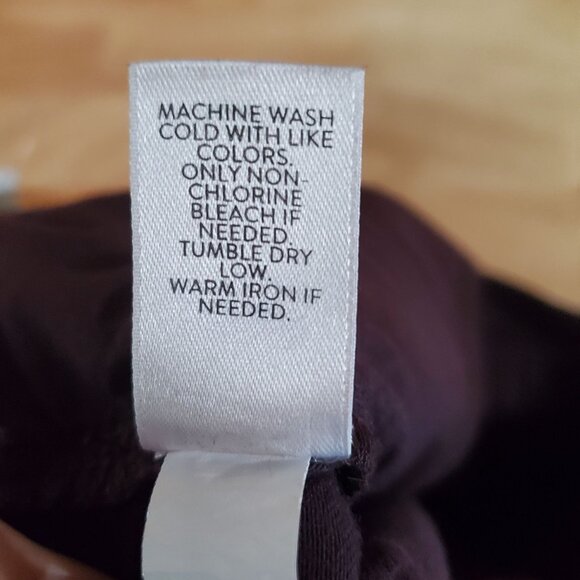 J.Jill Pants Womens Size 16 Plum Purple Authentic Fit Slim Ankle Stretch Denim - Picture 6 of 12